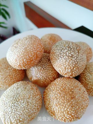 空心麻团的做法步骤：19