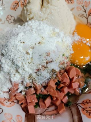 豆渣饼的做法步骤：4
