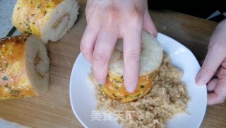 经典肉松面包卷的做法步骤：37