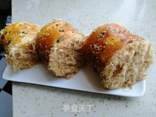 经典肉松面包卷的做法步骤：39