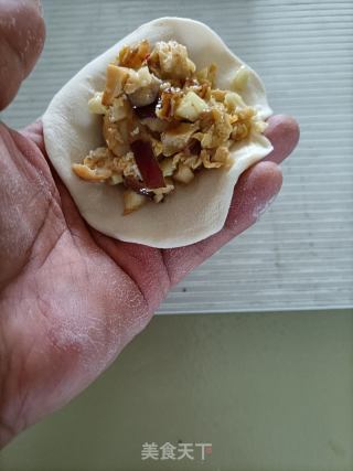 菜花素馅水饺的做法步骤：12