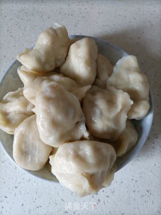 菜花素馅水饺的做法步骤：15