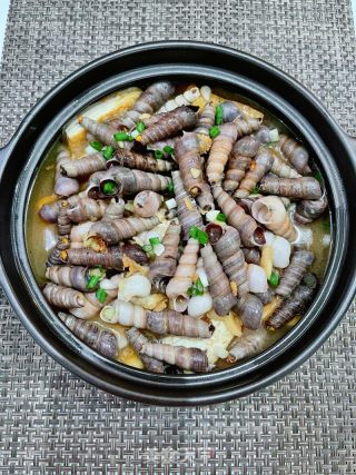坑螺豆腐煲的做法步骤：11
