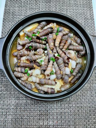 坑螺豆腐煲的做法步骤：13