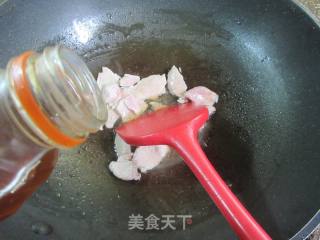 蒜薹肉片炒茭白的做法步骤：5