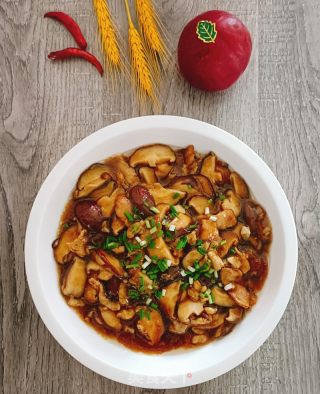 香菇炒肉的做法步骤：14