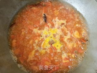 西红柿鸡蛋捞凉饸烙的做法步骤：6