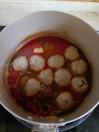 火锅肉丸的做法步骤：3