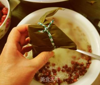 红枣红豆糯米粽子的做法步骤：9
