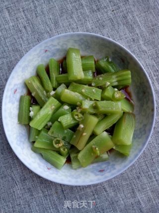 油泼莴笋的做法步骤：7