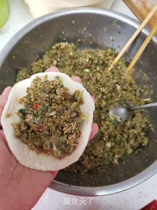 油豆角猪肉馅包子的做法步骤：6