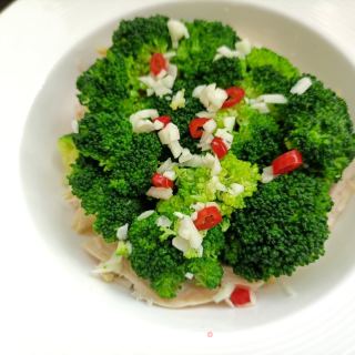 鸡胸肉拌西兰花的做法步骤：11