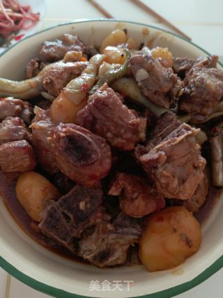 土豆烧排骨的做法步骤：7