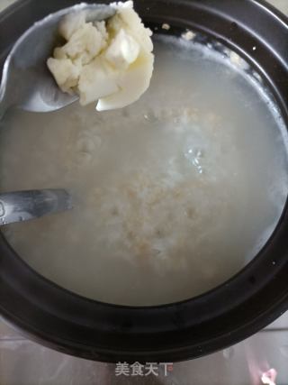 青菜燕麦粥的做法步骤：4