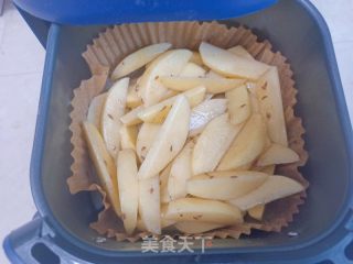 空气炸锅烤薯角的做法步骤：6