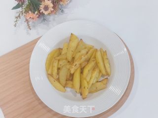 空气炸锅烤薯角的做法步骤：9