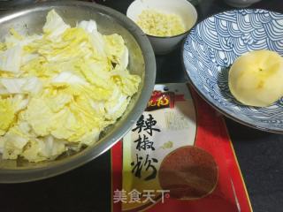 简易辣白菜的做法步骤：1