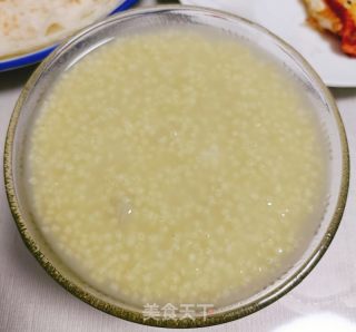 小米山药粥的做法步骤：9