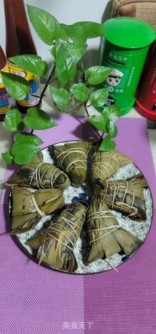 绿豆肉粽的做法步骤：13