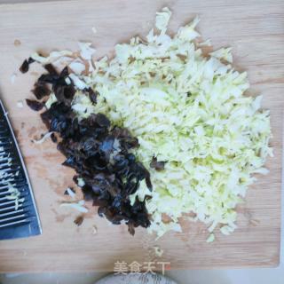 豆腐甘蓝素馅包子的做法步骤：1