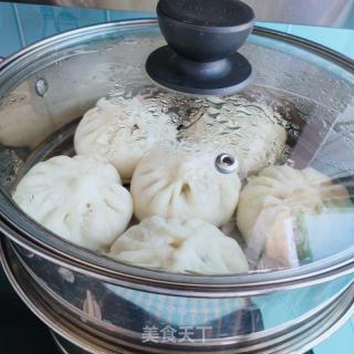 豆腐甘蓝素馅包子的做法步骤：13