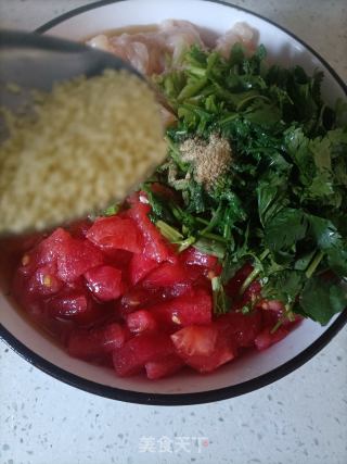 番茄鸡肉水饺的做法步骤：9
