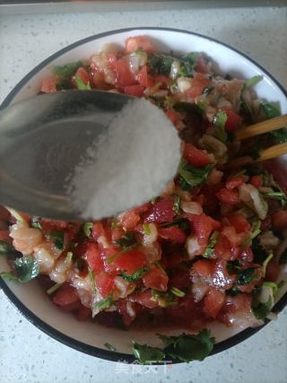 番茄鸡肉水饺的做法步骤：11