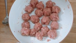 肉丸汤的做法步骤：7