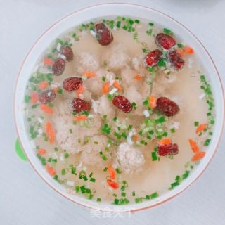 肉丸汤的做法步骤：14