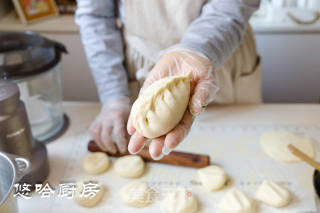 香菇油菜肉包子的做法步骤：13