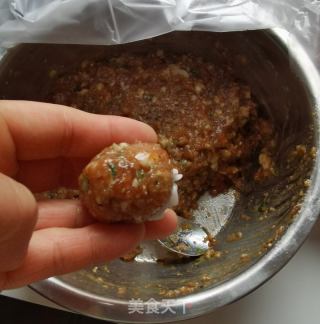 糯米香菇肉馅丸子的做法步骤：10