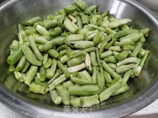 豆豉四季豆的做法步骤：3