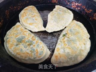 韭菜鸡蛋盒子(不发面)的做法步骤：8