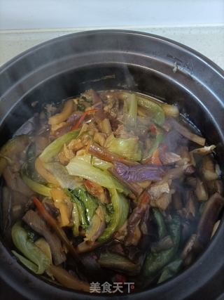 腊鱼茄子煲的做法步骤：9