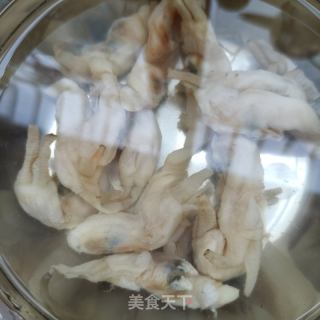 韭菜蛏子滑鹅蛋的做法步骤：4
