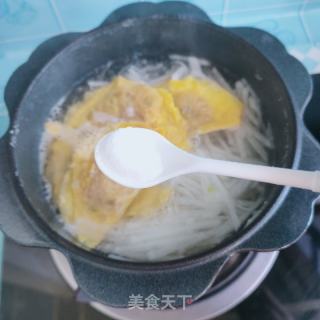 白萝卜蛋饺汤的做法步骤：4