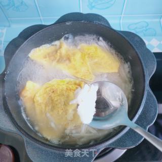 白萝卜蛋饺汤的做法步骤：5