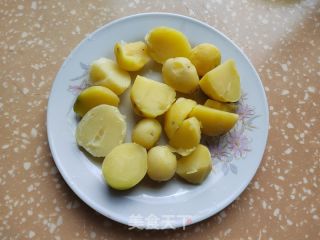 香煎土豆鸡胸肉的做法步骤：4