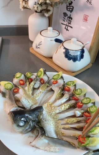 孔雀开屏鱼的做法步骤：7