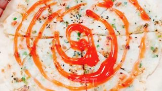火腿肠煎饼的做法步骤：11