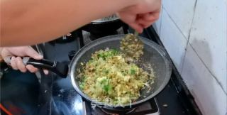 榨菜蛋炒饭的做法步骤：8