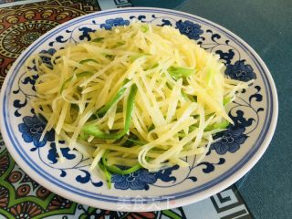 青椒炒土豆丝的做法