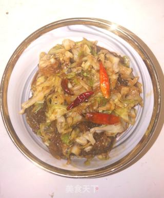 包菜炒粉条的做法步骤：6