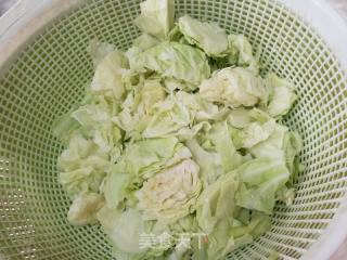 豆豉圆白菜的做法步骤：2