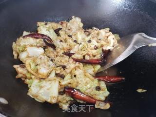 豆豉圆白菜的做法步骤：3