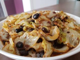 豆豉圆白菜的做法步骤：5