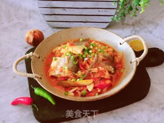 番茄汁焖黄鱼块的做法步骤：11