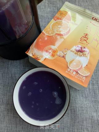 麦片紫薯银耳糊的做法步骤：4