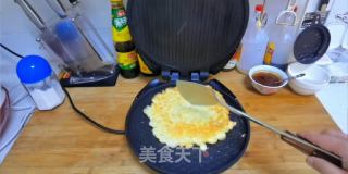 洋葱火腿鸡蛋饼的做法步骤：8