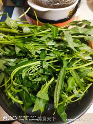 蒜香空心菜的做法步骤：2
